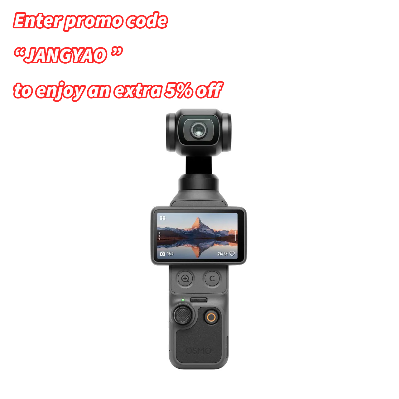 DJI Osmo Pocket 4 - 1" CMOS 4K 240fps, 3-Axis Gimbal Stabilizer, Handheld Gimbal Camera