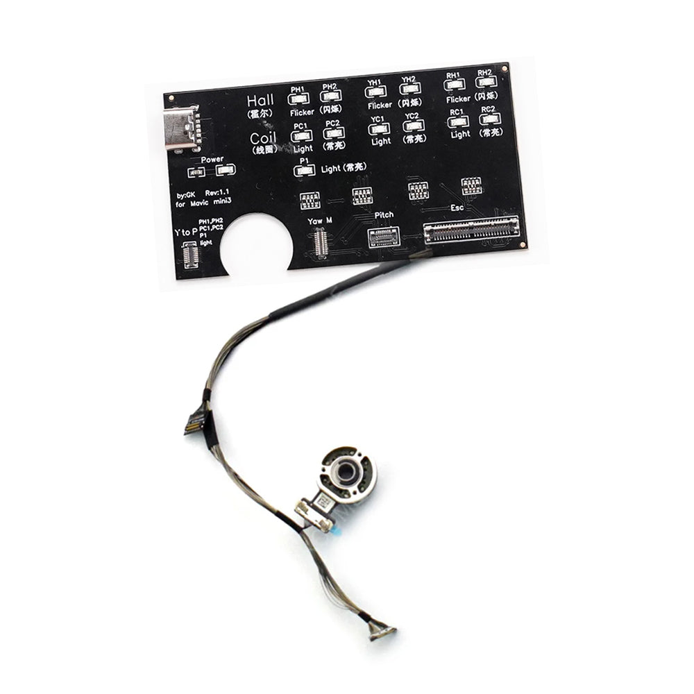 새로운 DJI Mini 3/3 Pro/4 Pro 짐벌 모터 테스터