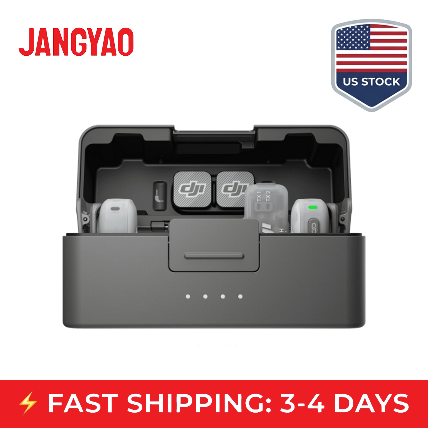 DJI Mic Mini 2 Wireless Microphone — 48kHz 24-Bit, 48-Hour Battery, Noise Cancelling