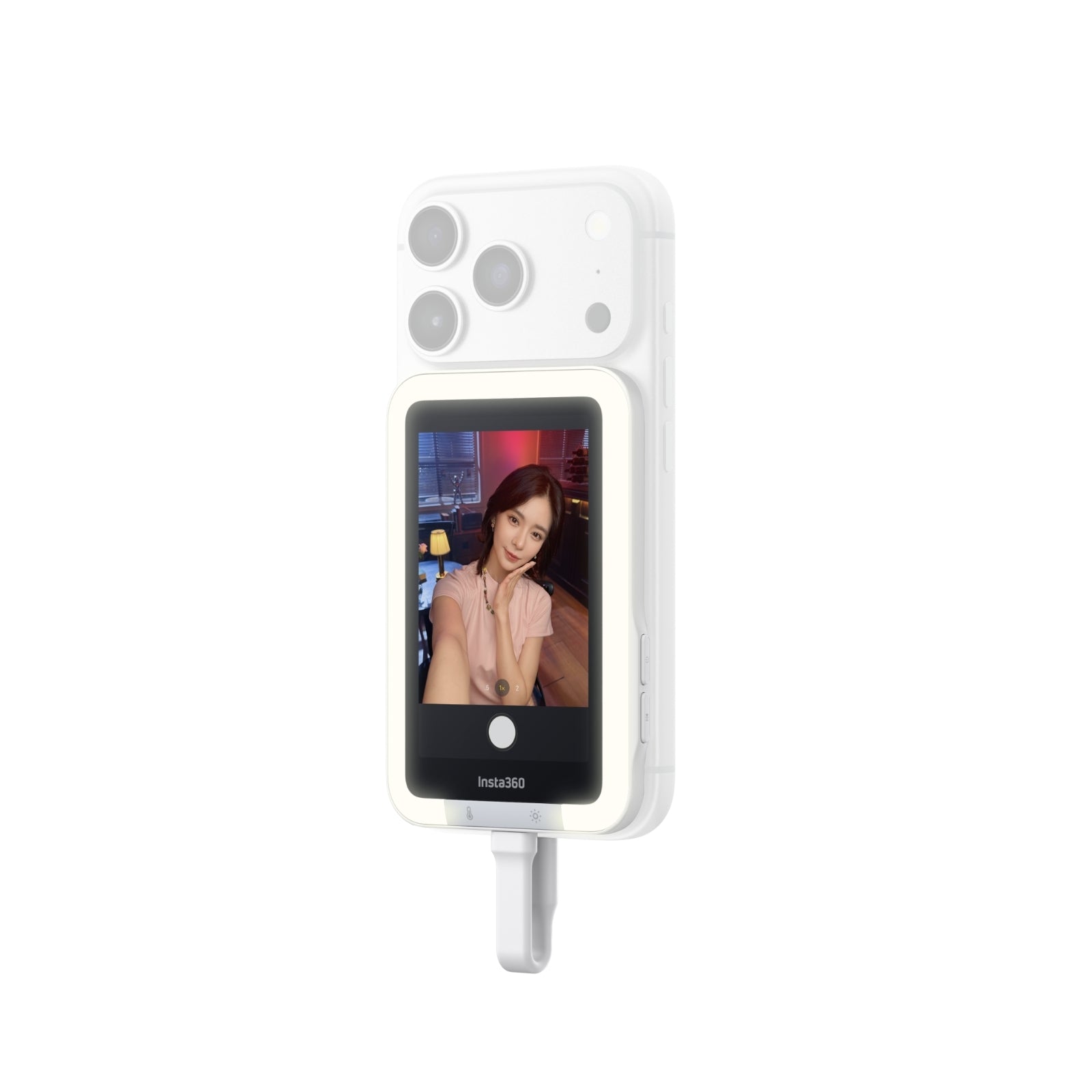 Insta360 Snap Vlog Screen | Upgrade Phone to Pro Camera | Magnetic Rear Camera Selfie Monitor with Touch Control