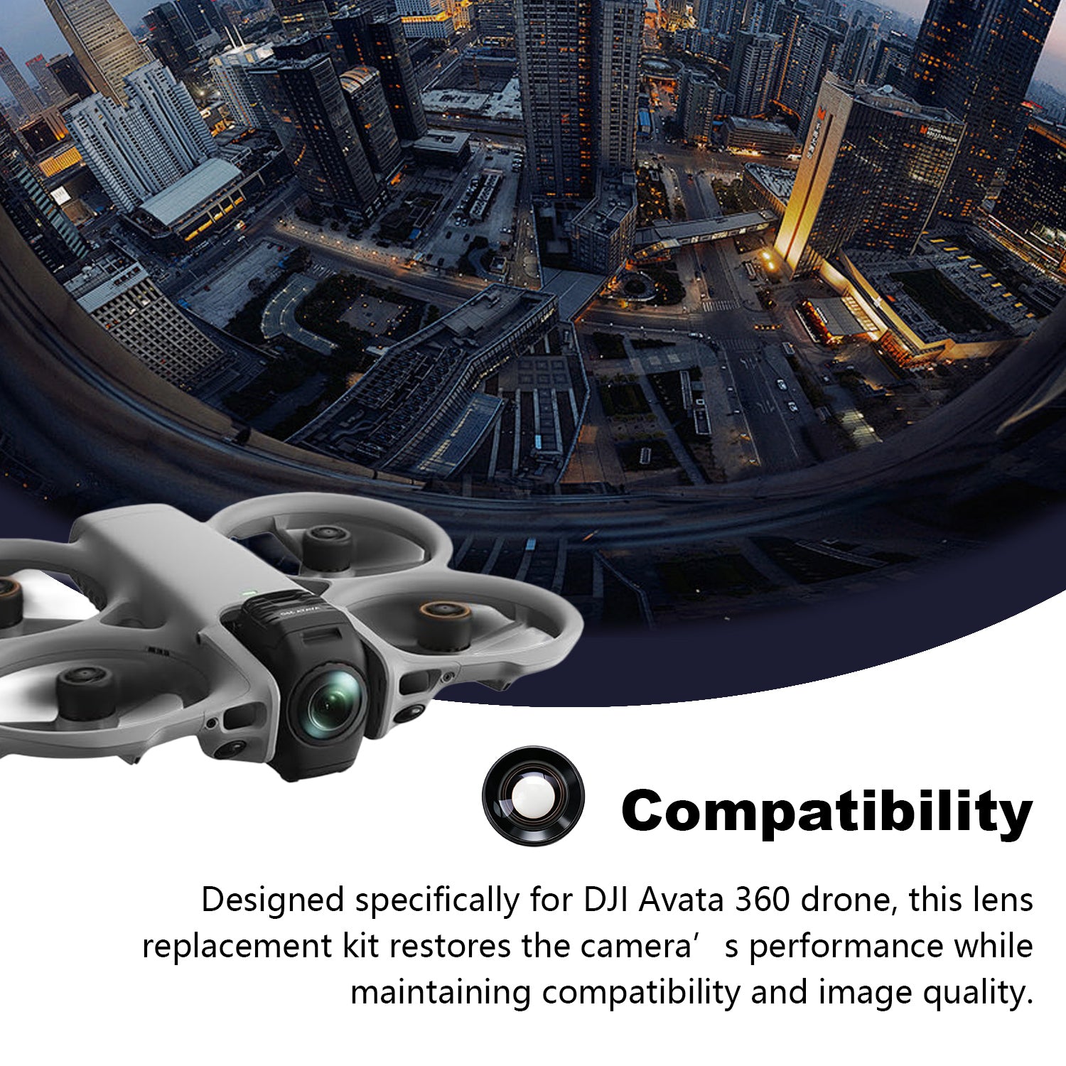 DJI Avata 360 Lens Replacement Kit | Jakoly