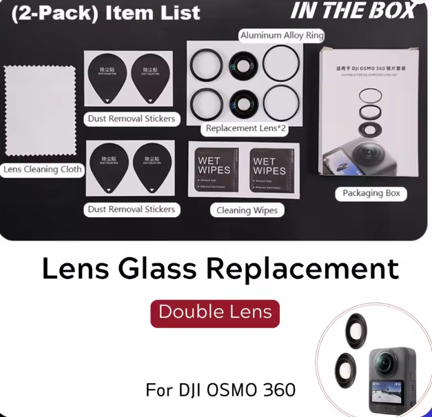 Replacement Lens for DJI Osmo 360 Camera