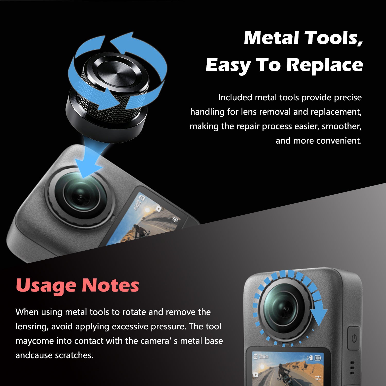 DJI Osmo 360 II Replacement Camera Lens
