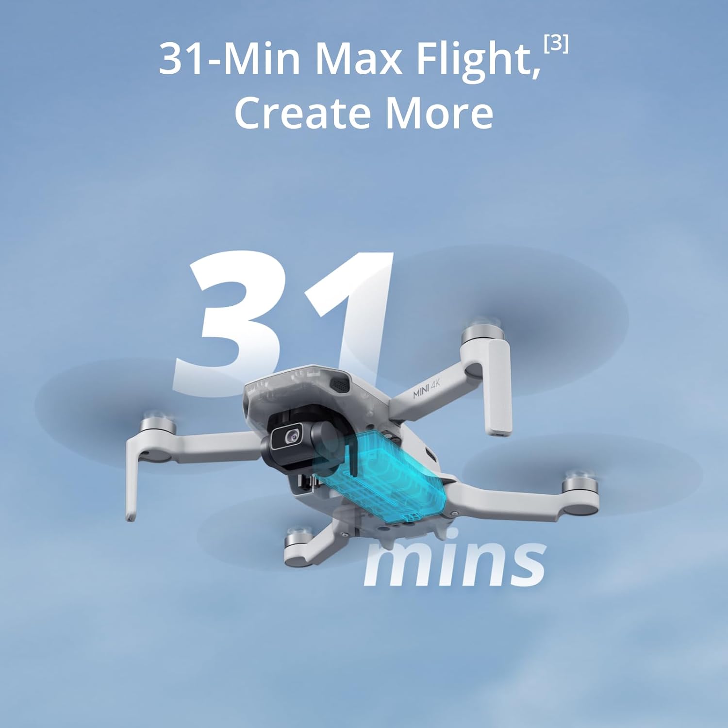 DJI Mini 4K drone CAMERA 31 MINS FLIGHT TIME