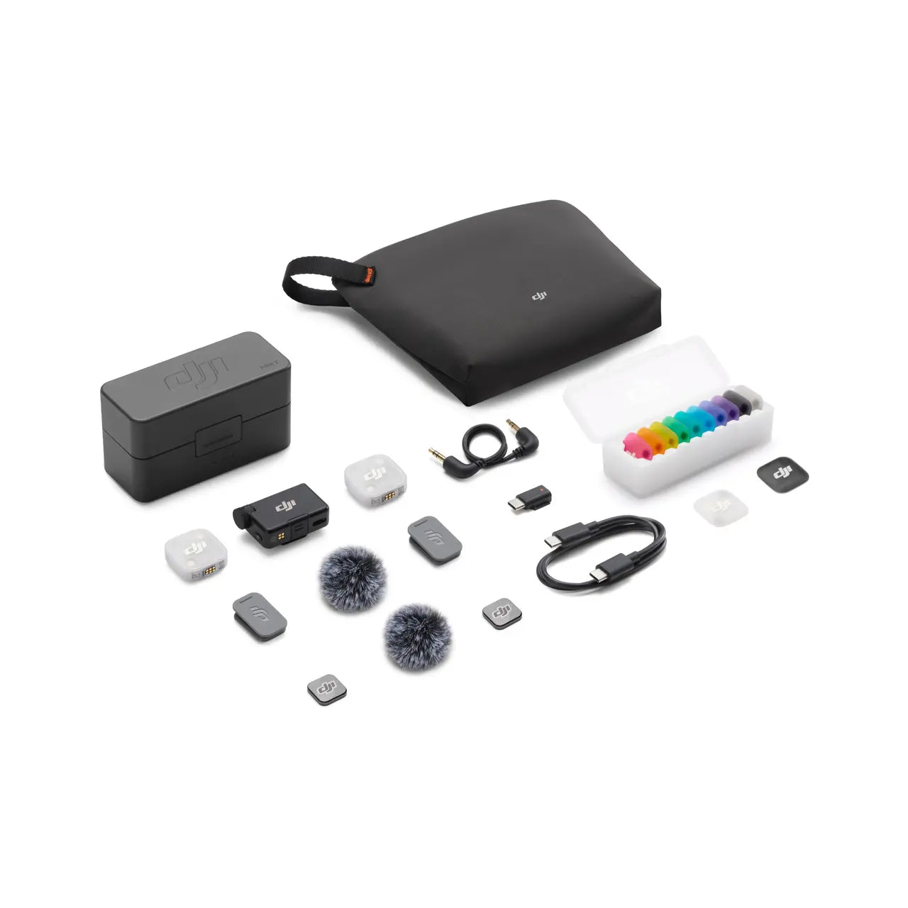 DJI Mic Mini 2 Wireless Microphone — 48kHz 24-Bit, 48-Hour Battery, Noise Cancelling