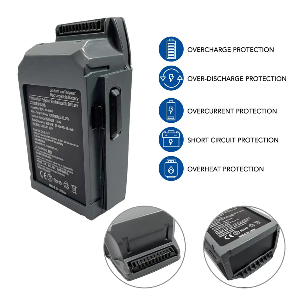 New DJI Mavic Pro Series 3830mAh Intelligent Flight Battery (Not Originla)