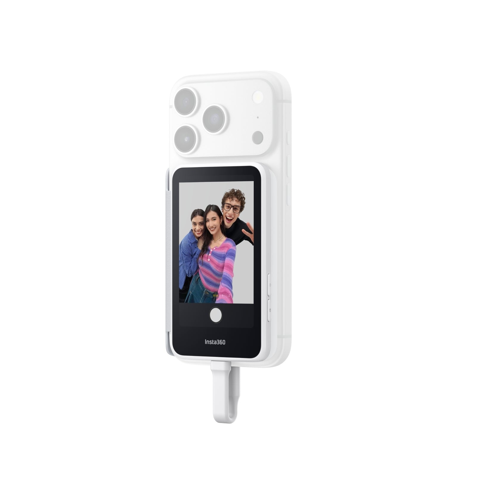 Insta360 Snap Vlog Screen | Upgrade Phone to Pro Camera | Magnetic Rear Camera Selfie Monitor with Touch Control