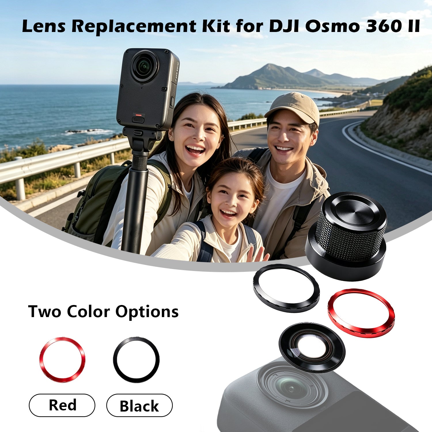DJI Osmo 360 II Replacement Camera Lens