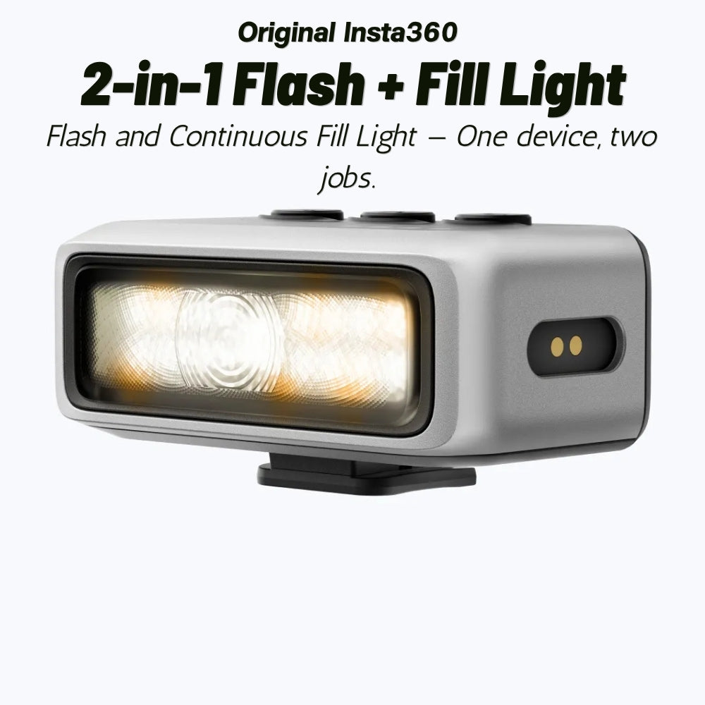 Insta360 2 in 1 Flash Fill Light for Ace Pro 2 Magnetic LED Video Light