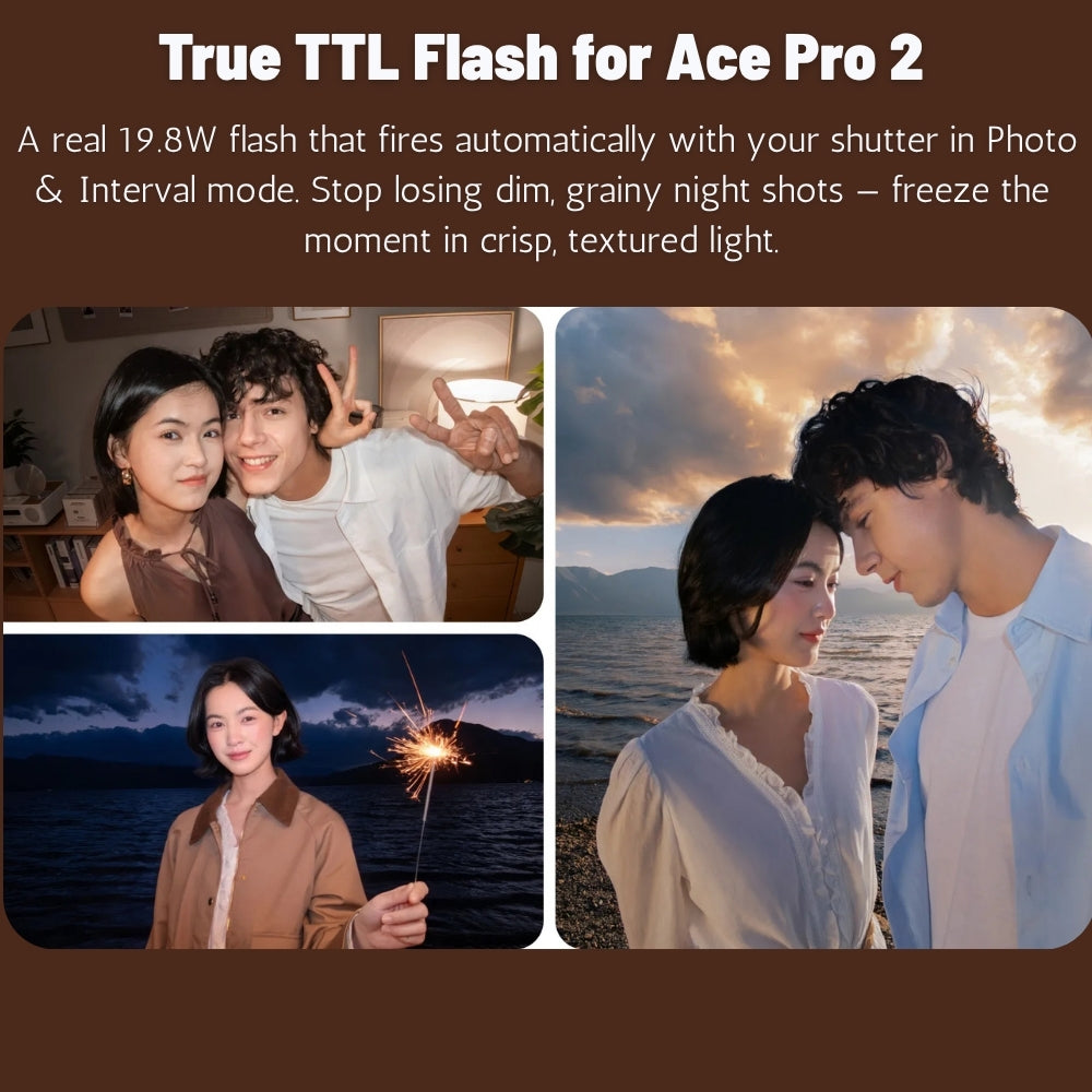 Insta360 2 in 1 Flash Fill Light for Ace Pro 2 Magnetic LED Video Light