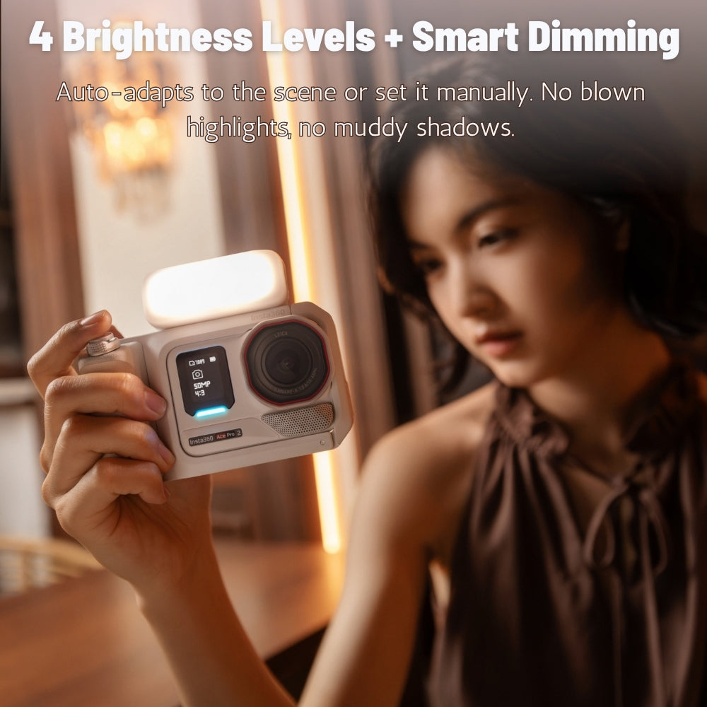 Insta360 2 in 1 Flash Fill Light for Ace Pro 2 Magnetic LED Video Light