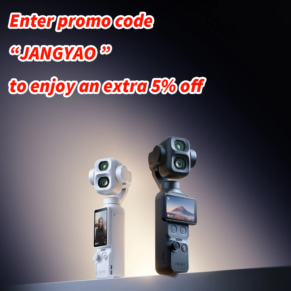 DJI Osmo Pocket 4P Dual-Camera Pocket Gimbal, 1-Inch Sensor, 60mm 3x Zoom